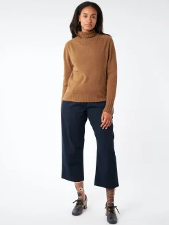 Margaret Howell - Wide Roll Neck in Sable