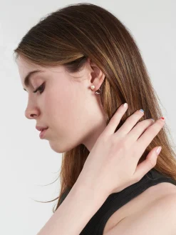 Maria Black - Frida Pearl Earring in Silver