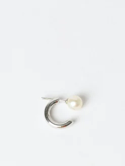 Maria Black - Frida Pearl Earring in Silver