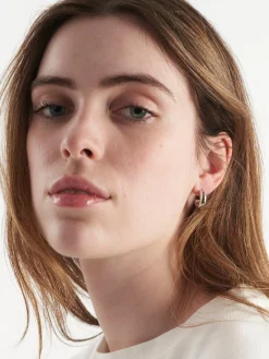 Maria Black - Tempelhofer Hoops in Silver