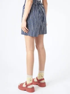 Marimekko - Jokapoika Short in Dark Blue and White