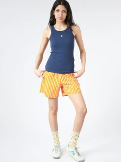 Marimekko - Jokapoika Short in Orange and White