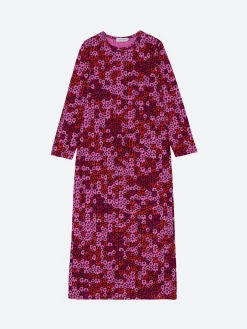 Marimekko - Lae Pikkuinen Unikko Dress in Pink Red