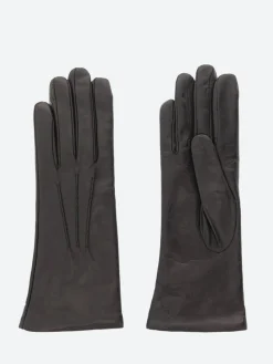 Mario Portolano - 4056 Nappa Glove Cashmere Lined in Black