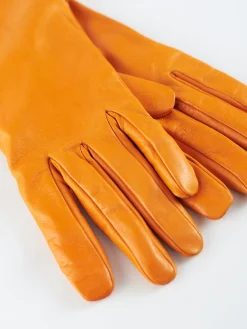 Mario Portolano - 2777 Nappa Short Gloves in Senape