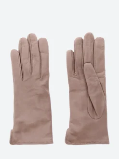 Mario Portolano - 2777 Nappa Short Gloves in Visone