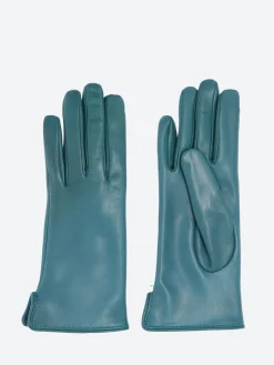 Mario Portolano - 2777 Nappa Short Gloves in Turchese