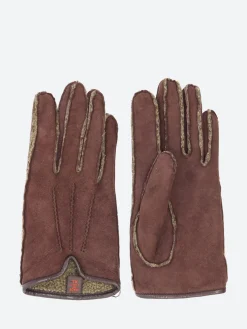 Mario Portolano - 4286 Shearing Short Gloves in Brown