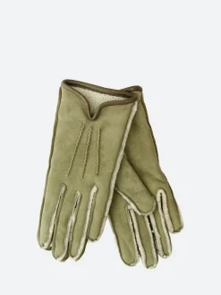 Mario Portolano - 4286 Shearling Short Gloves in Green