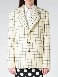 Marni - Blazer Jacket in Stone White