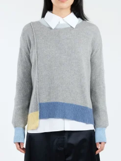 Marni - Colour-Block Cashmere Sweater in Sodium