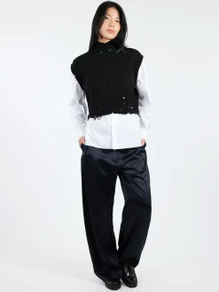 Marni - Cropped Vest in Black