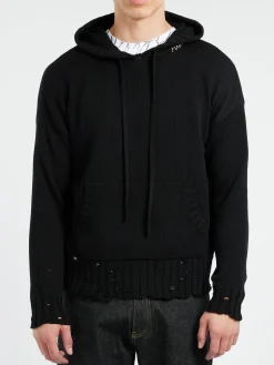 Marni - Knit Hoodie in Black