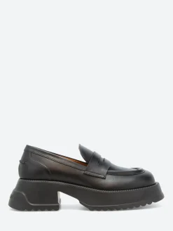 Marni - Loafer with Platform Sole in Black