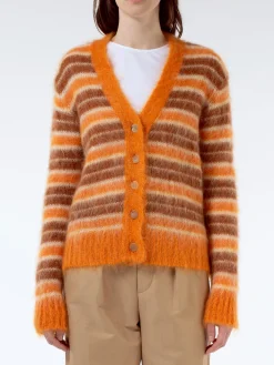 Marni - Mohair Cardigan in Clay