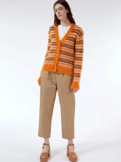 Marni - Mohair Cardigan in Clay