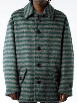 Marni - Mohair Coat in Spherical Green (Multi)