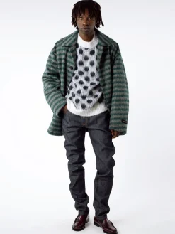 Marni - Mohair Coat in Spherical Green (Multi)