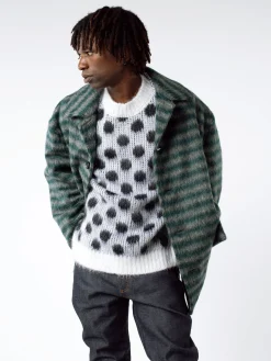 Marni - Mohair Coat in Spherical Green (Multi)