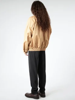 Marni - Organic Gabardine Oversized Bomber in Buttercream