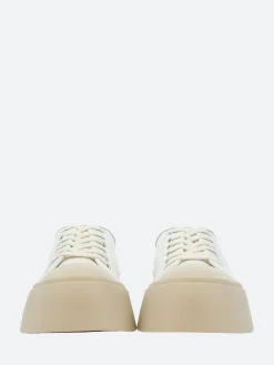 Marni - Pablo Laced Up Sneakers in Lily White