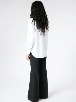 Marni - Poplin Shirt with Marni Mending in Lily White