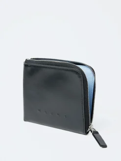 Marni - Zip Around Wallet in Black