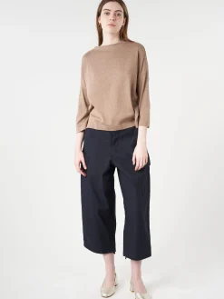 Ma'ry'ya - Boatneck Shirt in Taupe