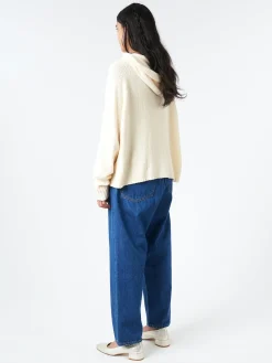 Ma'ry'ya - Boucle Hoody in Milk