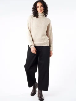 Ma'ry'ya - Chunky Turtleneck in Beige