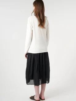 Ma'ry'ya - Long Sleeve Tee in White