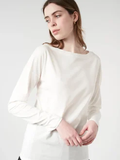 Ma'ry'ya - Long Sleeve Tee in White