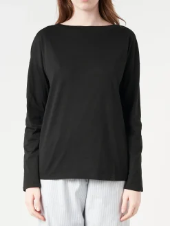 Ma'ry'ya - Long Sleeve Tee in Black