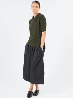 Ma'ry'ya - YPK002 Polo in Moss Green