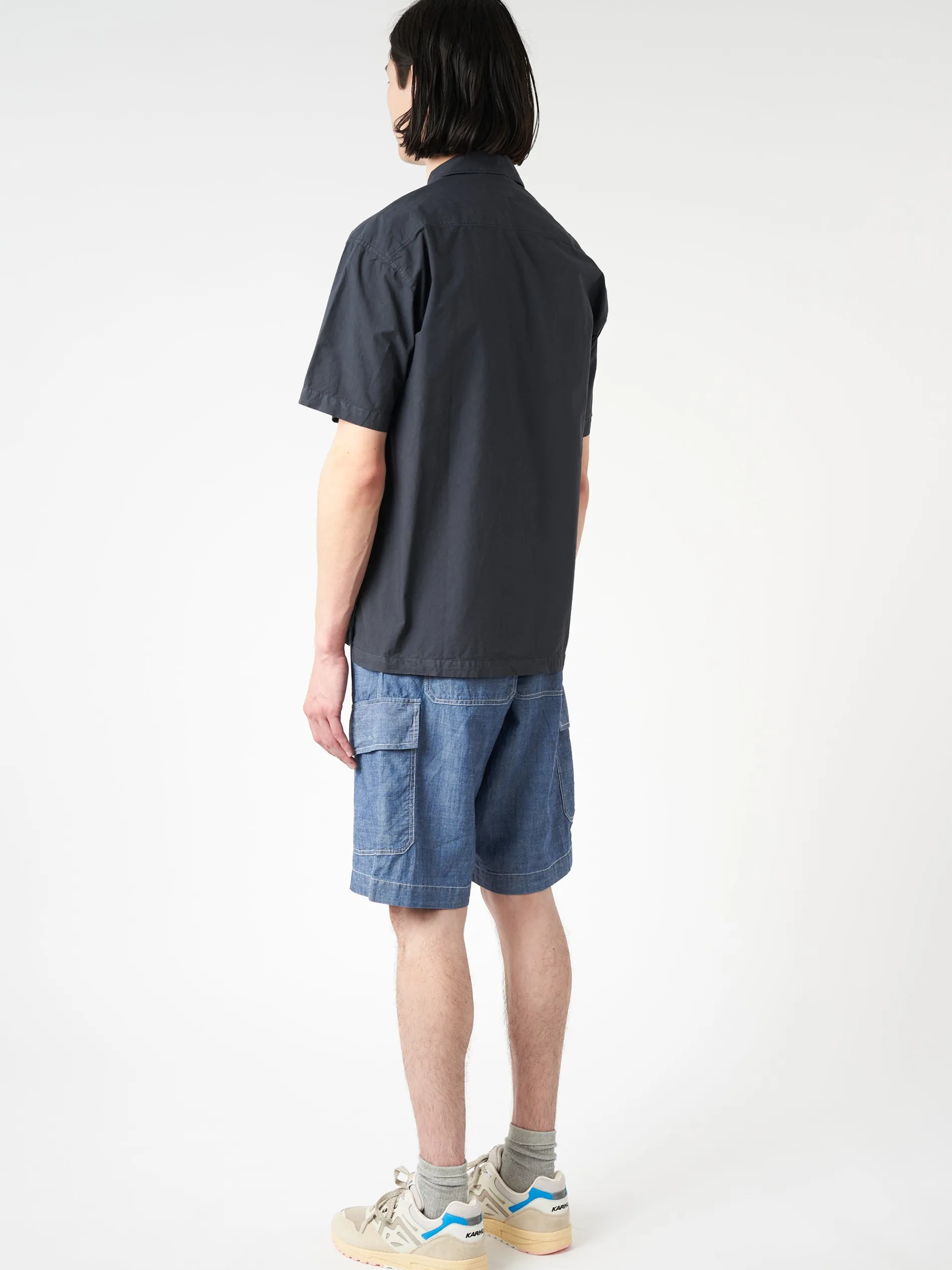 Merz b. Schwanen - Bowling Shirt in Charcoal