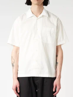 Merz b. Schwanen - Bowling Shirt in White
