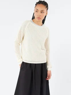 Merz b. Schwanen - CROCHET01 Crochet Pullover in Nature