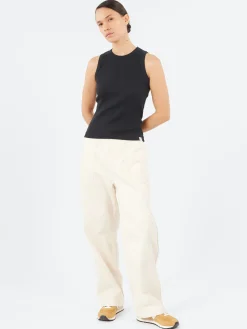 Merz b. Schwanen - Iconic Ribbed Tank in Charcoal