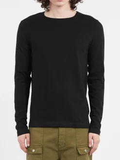 Merz b. Schwanen - Loopwheeled Longsleeve in Black