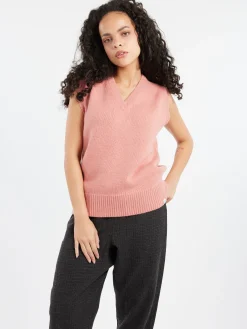 Merz b. Schwanen - LOVE03 Vest in Rosewood