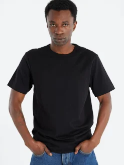 Merz b. Schwanen - 2M15 Sturdy Jersey T-Shirt in Black