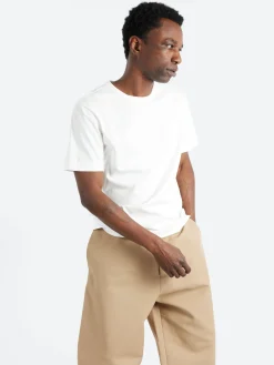 Merz b. Schwanen - 2M15 Sturdy Jersey T-Shirt in White