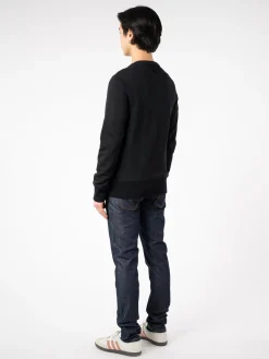 Merz b. Schwanen - Men's Loopwheeled Sweatshirt in Deep Black