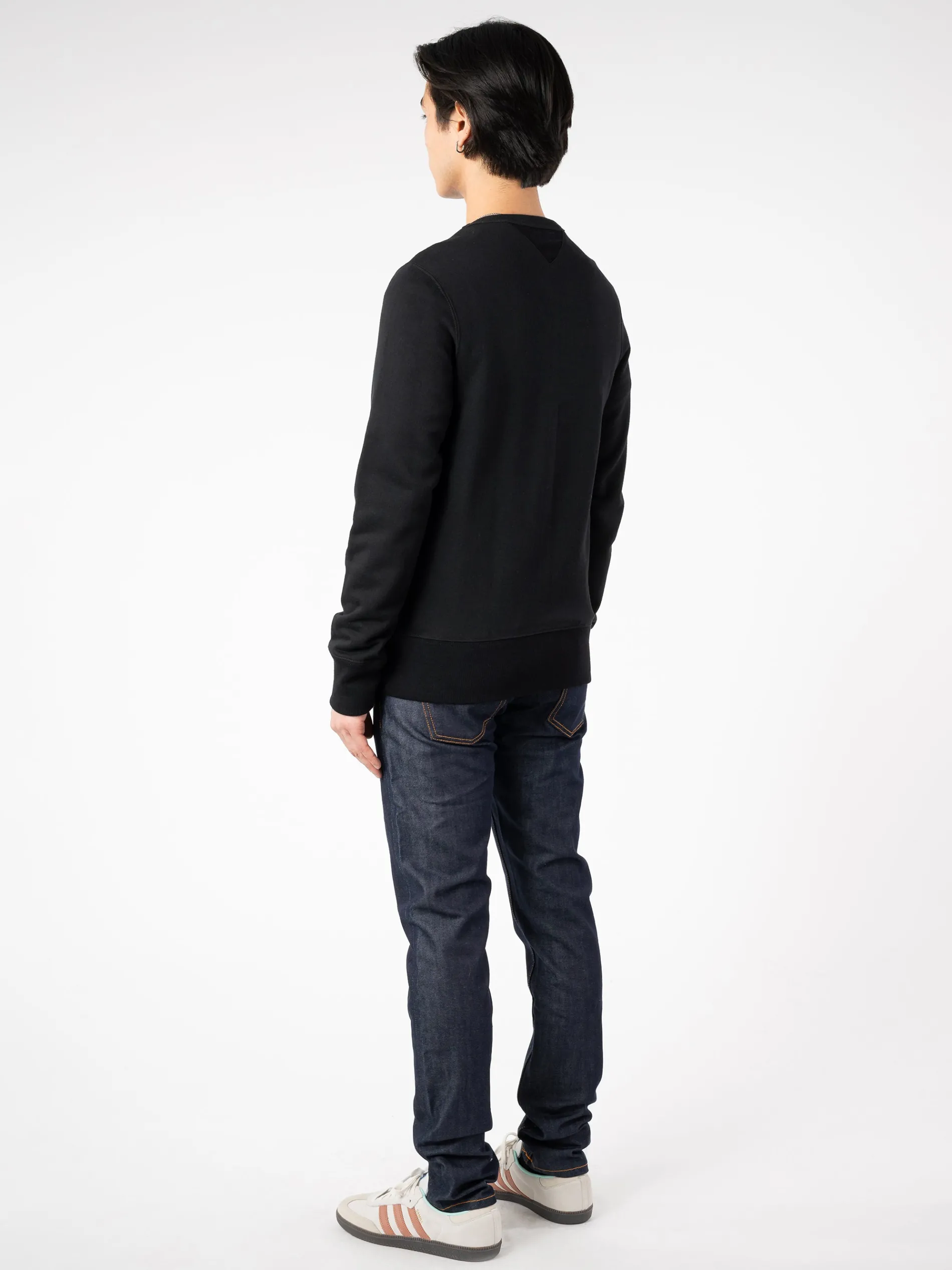 Merz b. Schwanen - Men's Loopwheeled Sweatshirt in Deep Black