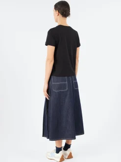 Merz b. Schwanen - Pima Tee in Black