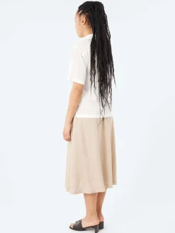 Merz b. Schwanen - SHIRT09LP Short Sleeve Poplin Shirt in White