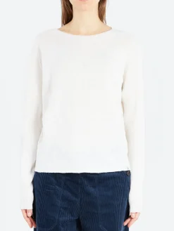 Merz b. Schwanen - SKCN01 Women's Crew Neck Pullover in Natural