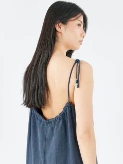 Merz b. Schwanen - Strap Dress in Denim Blue