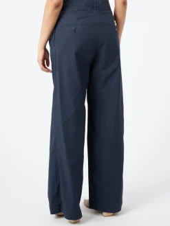Merz b. Schwanen - Wide Pants in Dark Navy
