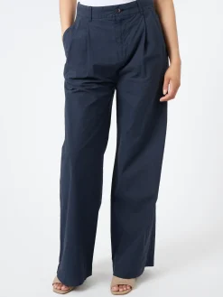 Merz b. Schwanen - Wide Pants in Dark Navy